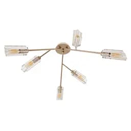 Люстра потолочная Brille в спальню Е14 40W BZ (LK-698C/6)