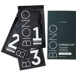 Набір для догляду за обличчям Biono Carboxy CO² трьохетапна процедура 30 мл