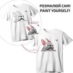 Набір футболка-розмальовка Rosa Talent Мопс бавовна 100% розмір S - мініатюра 2