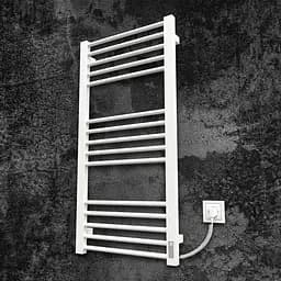 Електрична рушникосушарка Kosser Степ 1000x500 ER тайм. білий ДСТ03ERW, Білий матовий, Праве