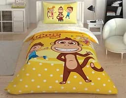 Підлітковий комплект Disney Kukuli Smile Ранфорс / простирадло на резинці Tac pbe0051169
