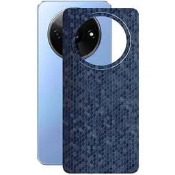 Защитная пленка StatusSKIN для Xiaomi Redmi A3 Pro Корпус Винил Соты синие