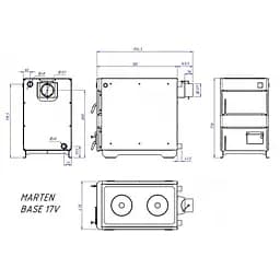 Твердопаливний котел Marten Base MB-17v - мініатюра 8