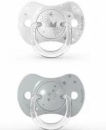 Пустушка силіконова Suavinex Чарівні історії, 6-18 міс., 2 шт., сірий (307332)