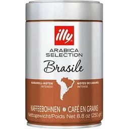 Кава в зернах Illy Brasile Бразилія 250 г ж/б
