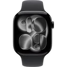Смарт-годинник Apple Watch Series 11 GPS 46mm Jet Black Aluminum Case with Black Sport Band S/M (MEUW4) [145286] - мініатюра 2