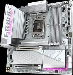 Материнська плата Gigabyte B860M Aorus Elite Wi-Fi 6E Ice LGA 1851 (B860M A ELT WF6E ICE) Б/В - мініатюра 2