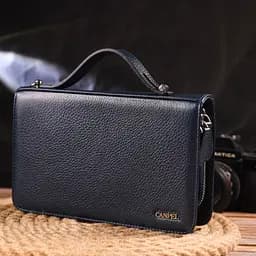Чоловіча шкіряна барсетка Canpellini 21,5х13,5х4 см sum0022447 - мініатюра 8