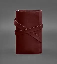 Шкіряний блокнот (Софт-бук) 1.0 бордовий