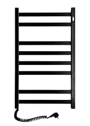 Електрична рушникосушарка Navin Авангард 480x800 ліва чорна 12-228150-4880, Чорний матовий, Ліве