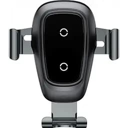 Автомобільний тримач холдер із БЗУ Baseus Wireless Charger Explore Gravity Car Mount WXYL-K01 Black - мініатюра 3
