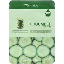 Маска для обличчя FarmStay Visible Difference з огірком 23 мл