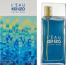 Туалетна вода Kenzo L'eau Par Electric Wave Pour Homme 50 мл - мініатюра 2