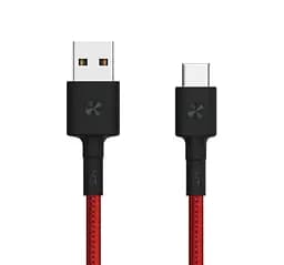 Кабель оригінальний ZMI AL411 Type-C braided в обплетенні 30 см чорний - мініатюра 3