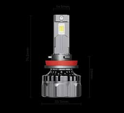 Комплект світлодіодних ламп Infolight M1 H11 55W - мініатюра 7