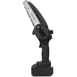 Акумуляторна ланцюгова пила Electric Chainsaw 6 для обрізки дерев з двома акумуляторами в кейсі Чорна