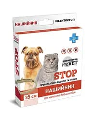 Ошейник для кошек и собак ProVET Инсектостоп 35 см от внешних паразитов