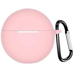 Чехол-накладка DK для Oppo Enco Buds 2 W14 | Silicone Candy Friendly с карабином (016044) (pink)