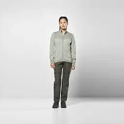 Флісова кофта Salewa Puez Waffle Hyb PL Jacket W M Сірий-Зелений (1054-013.012.1082) - мініатюра 5