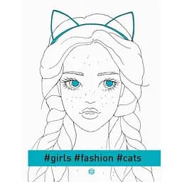 Розмальовка Жорж #girls#fashion#cats (Z101030У)