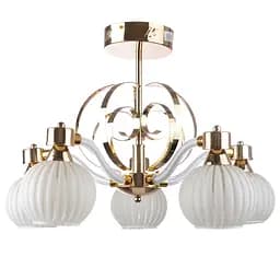 Люстра Brille стельова з підсвічуванням LED E14 40W G (LK-513S/5)