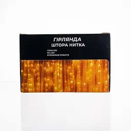 Гірлянда Штора 64 LED 1,5 х1,5 м, жовтий GarlandoPro ZWM1564LEDY - мініатюра 15