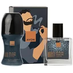 Подарунковий набір Avon Black Suede Dark (edt/30ml+deo/50ml)