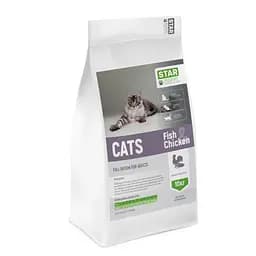 Сухой корм StarDeyl Cats Fish & Chicken 10 кг для кошек (курица+рыба)