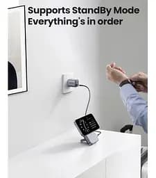Зовнішній акумулятор Ugreen PB206 10000mAh 20W Mini Magnetic Wireless (15086) - мініатюра 3