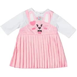 Уцінка. Одяг Baby Born Сукня з зайчиком для ляльки 43 см (832868) 