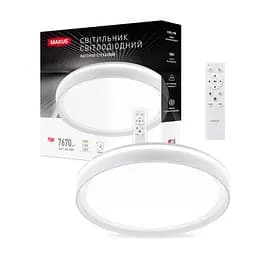 Світильник світлодіодний настінно-стельовий Maxus Functional Ceiling light 75W 3CCT Remote Line з пультом дистанційного керування