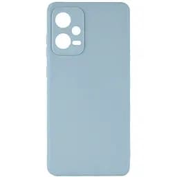 Силиконовый чехол Candy Full Camera для Xiaomi Poco X5 5G / Note 12 5G Серый / Smoky Gray