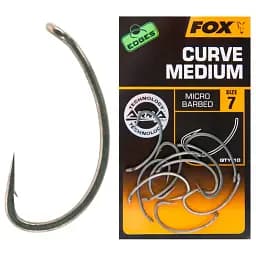 Крючок карповый Fox International Curve Medium #4 (10 шт/уп)