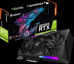 Видеокарта GeForce RTX 3070 8GB Gigabyte Aorus Master (GV-N3070AORUS M-8GD) Б/У