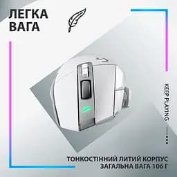 Бездротова миша Logitech G502 X Plus Wireless White (910-006171) - мініатюра 8