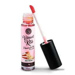 Блиск для губ зі смаком брауні Secret Play Vibrant Kiss з ефектом попкорну 6 г - мініатюра 2