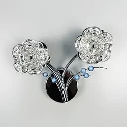 Чарівне срібне бра у природніх мотивах Арт. 4868/2 CH Line F