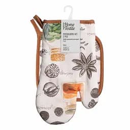 Набор прихваток для кухни Ardesto Spice 17х28см, 20х20см, 90% полиэстер, 10% хлопок (ART14SP)