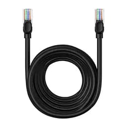 Кабель патч-корд RJ45 Baseus High Speed ​​CAT5 Gigabit Ethernet Cable (Round Cable) 10m B00133206111-07 Black