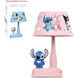 Детская настольная лампа Стич розовая (343B)