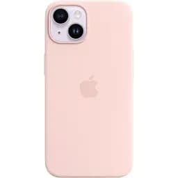 Чохол Epik SilIcone Case with MagSafe and Animation [Colorless] для iPhone 14 Chalk Pink