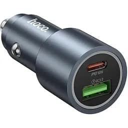 Автомобільний зарядний пристрій Hoco Z60 Bloom 48W Dual-Port PD30W + QC3.0