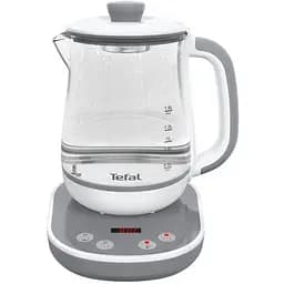 Електрочайник Tefal Tastea tea maker 1.5 л скло біло-сірий (BJ551B10) - мініатюра 3