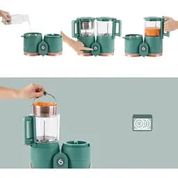 Блендер-пароварка Babymoov Nutribaby Glass зелений (A001132) - мініатюра 3