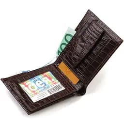 Чоловічий шкіряний гаманець Canpellini 12х9.7х2 см acs0025647 - мініатюра 4