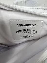 Нагрудна сумка слінг Sprayground Wings To The Future Біла - мініатюра 9