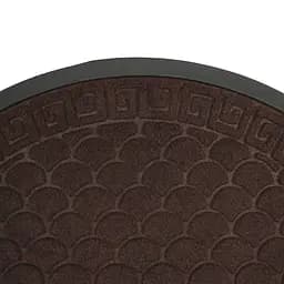 Килимок придверний Eco Fabric Луска півколо з кромкою коричневий 40 х 60 см (4060-119) - мініатюра 4