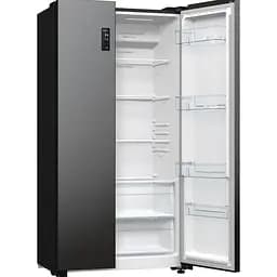 Холодильник SBS Gorenje 179х67х92см 2 двері 356(191) л А++ NF+ чорний (NRR9185EABXL) - мініатюра 3