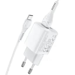 Зарядний пристрій Hoco N8 Briar dual port charger set з кабелем Micro USB - 2USB біле - мініатюра 2