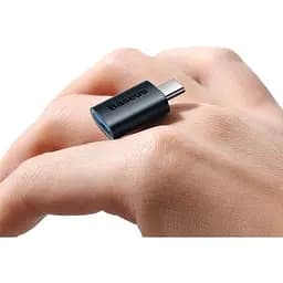 Перехідник Baseus Ingenuity Series Mini OTG Adaptor USB-C to USB-A Blue (ZJJQ000003) [78669] - мініатюра 5